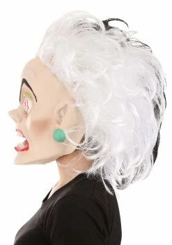 Disney 101 Dalmatians Cruella De Vil Latex Mask -Disney shop 101 dalmatians cruella de vil latex mask alt 1