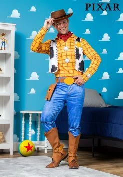 Men's Disney Deluxe Woody Toy Story Costume