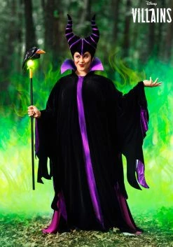 Plus Size Classic Disney Maleficent Costume For Adults