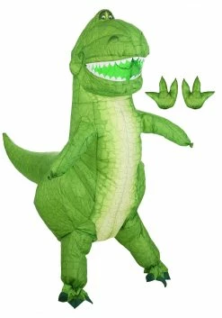 Disney Toy Story Rex Inflatable Costume For Adults -Disney shop adult toy story rex inflatable costume alt 10