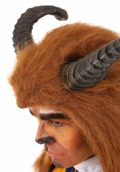 Disney Beast Costume Hood With Horns -Disney shop beast hood with horns alt 2
