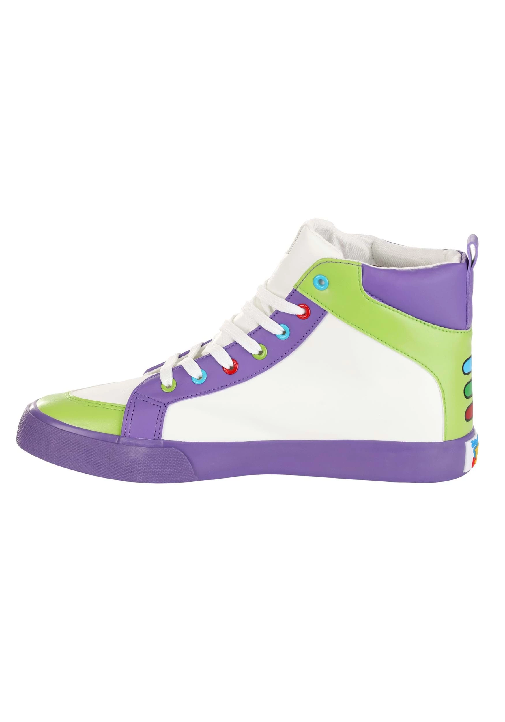 Disney Buzz Lightyear High Top Shoes For Men 7 Disney Buzz Lightyear High Top Shoes For Men - Image 5