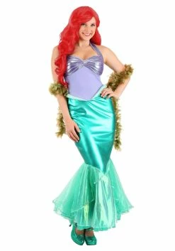 Deluxe Disney Little Mermaid Ariel Women's Costume -Disney shop disney little mermaid ariel deluxe adult costume alt 5