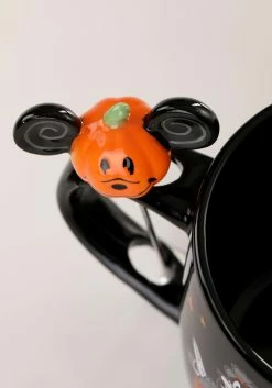 Happy Halloween Black Stirrer Mickey Disney Mug -Disney shop disney mickey happy halloween black stirrer mug alt 2