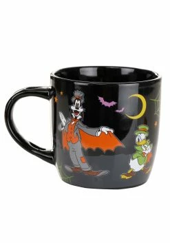 Happy Halloween Black Stirrer Mickey Disney Mug -Disney shop disney mickey happy halloween black stirrer mug alt 5