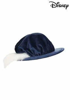 Disney Prince Charming Blue Feather Hat