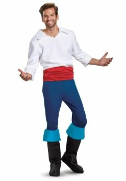 Disney Prince Eric Deluxe Mens Costume -Disney shop disney prince eric deluxe adult costume alt 8