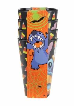 Front Page -Disney shop disney stitch jack olantern black tumblers set of alt 1