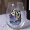 Disney 33.5 Ounce Vile Villains Tear Drop Oversized Glass -Disney shop disney vile villains 33oz oversized tear drop glass