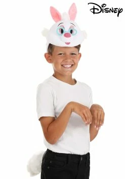 Disney Plush White Rabbit Headband & Tail Kit