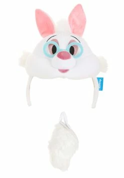 Disney Plush White Rabbit Headband & Tail Kit -Disney shop disney white rabbit plush headband tail kit alt 5