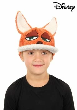 Disney Zootopia Nick Wilde Fuzzy Baseball Cap For Kids