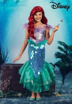 Disney Little Mermaid Ariel Costume For Girls