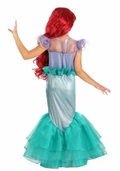 Disney Little Mermaid Ariel Costume For Girls -Disney shop girls little mermaid ariel costume alt 5