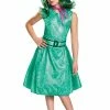 Disguise Disney Inside Out Disgust Classic Costume For Girls