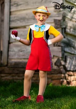 Deluxe Disney Pinocchio Costume For Kids