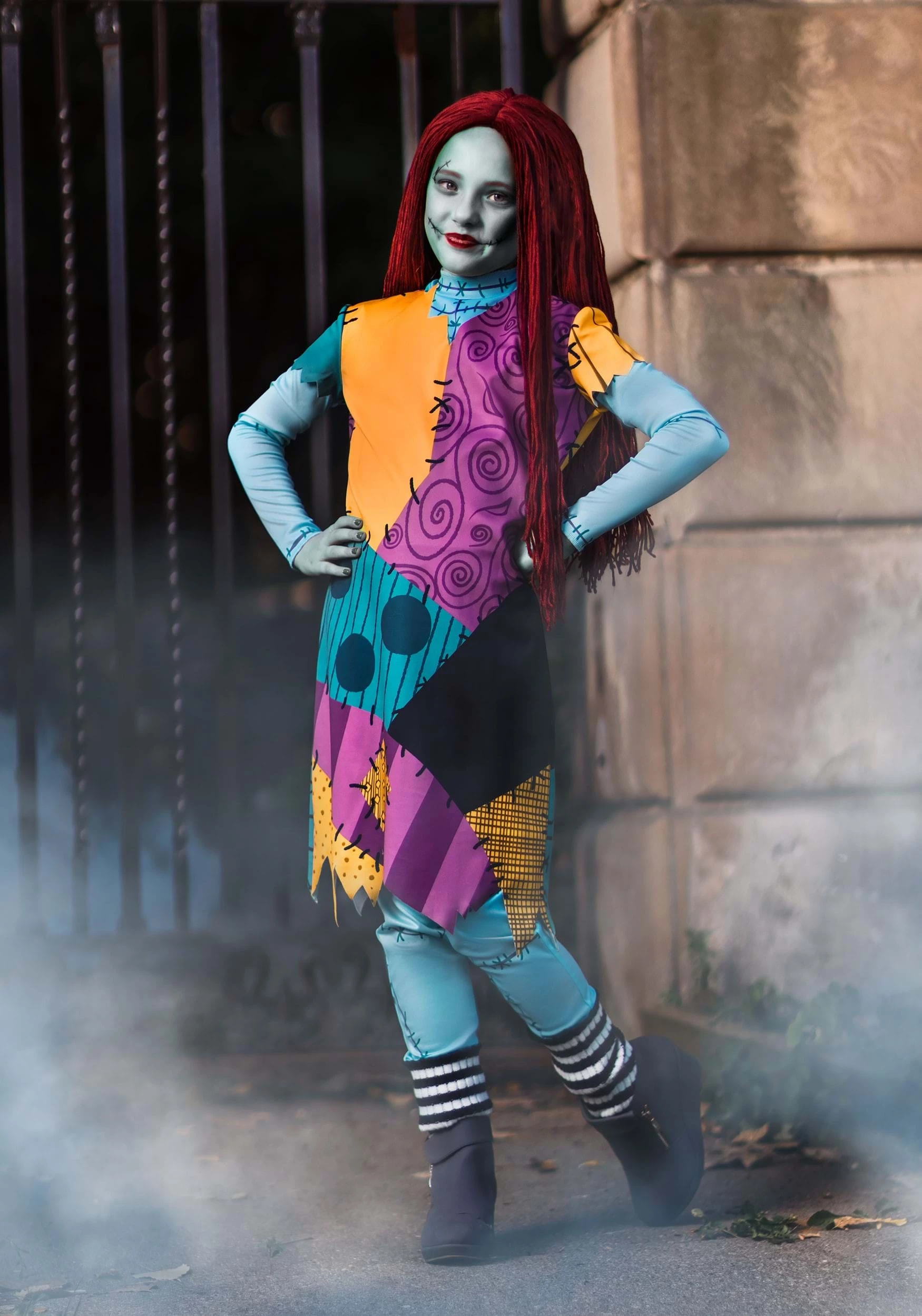 Armada Kid's Disney Nightmare Before Christmas Deluxe Sally Costume 4 Armada Kid's Disney Nightmare Before Christmas Deluxe Sally Costume - Image 2