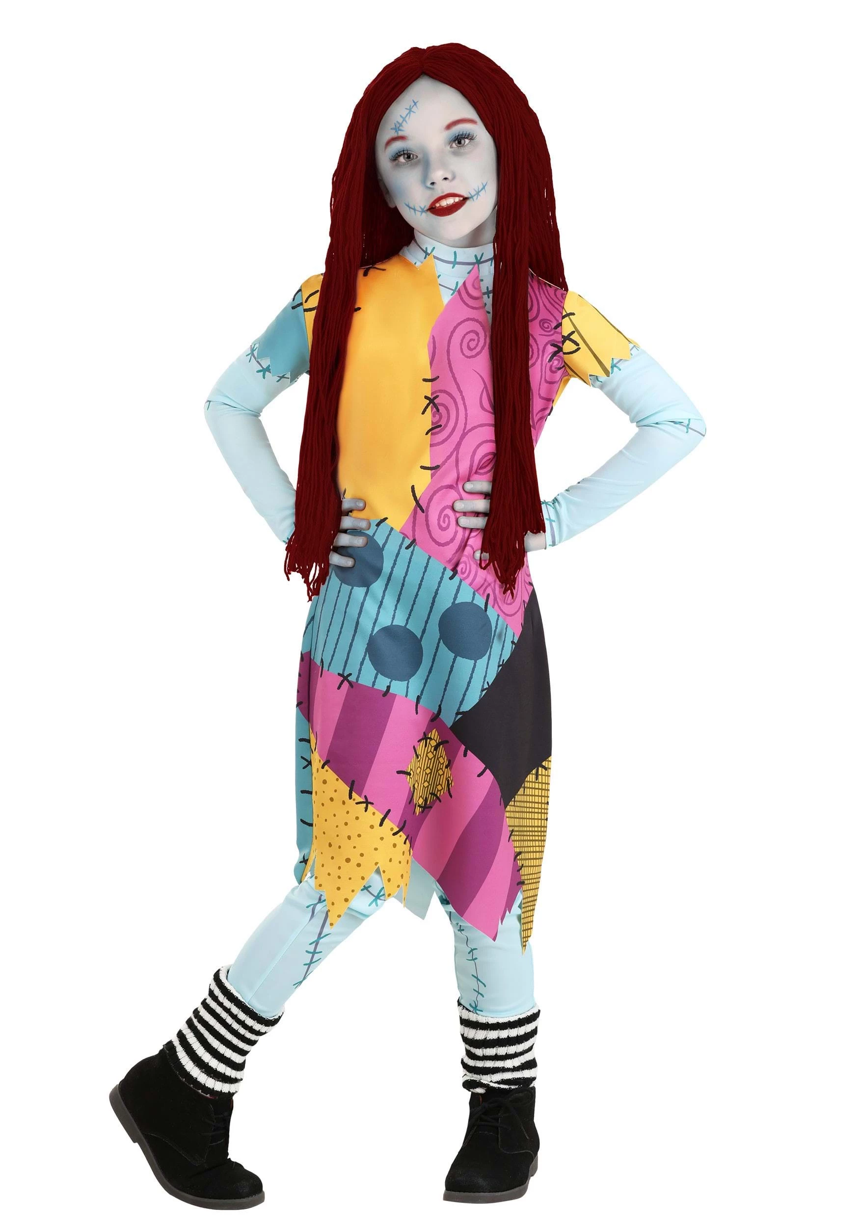 Armada Kid's Disney Nightmare Before Christmas Deluxe Sally Costume 9 Armada Kid's Disney Nightmare Before Christmas Deluxe Sally Costume - Image 7