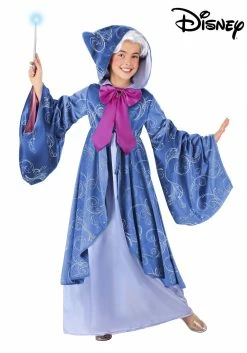 Premium Disney Fairy Godmother Costume For Kids -Disney shop kids premium fairy godmother costume alt 4