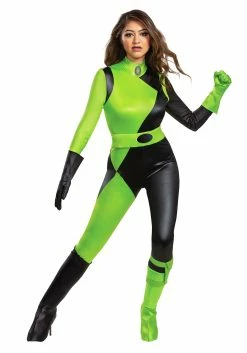 Disney Kim Possible Animated Series Women's Shego Costume