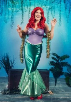 Deluxe Disney Little Mermaid Ariel Women's Costume