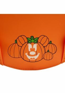 Disney Glow Face Minnie Pumpkin Loungefly Mini Backpack -Disney shop loungefly disney glow face minnie pumpkin mini bac alt 4