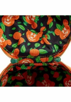 Disney Glow Face Loungefly Pumpkin Minnie Figural Crossbody Bag -Disney shop loungefly disney glow face pumpkin minnie figural alt 5
