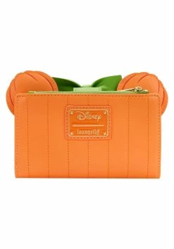 Loungefly Disney Glow Face Pumpkin Minnie Flap Wallet -Disney shop loungefly disney glow face pumpkin minnie flap wal alt 3