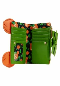 Loungefly Disney Glow Face Pumpkin Minnie Flap Wallet -Disney shop loungefly disney glow face pumpkin minnie flap wal alt 4