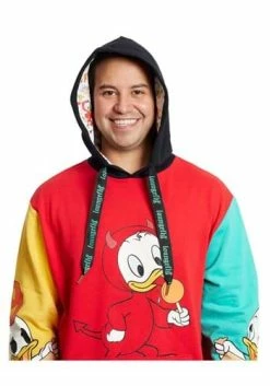 Loungefly Disney Huey, Dewey, And Louie Adult Halloween Hoodie -Disney shop loungefly disney huey dewey louie halloween un alt 4