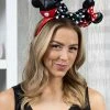 Loungefly Disney Mickey And Minnie Valentines Headband -Disney shop loungefly disney mickey and minnie hearts headband
