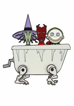 Disney The Nightmare Before Christmas Lock, Shock, & Barrel Loungefly Moving Enamel Pin -Disney shop loungefly disney nbc lock shock barrel pin alt 2