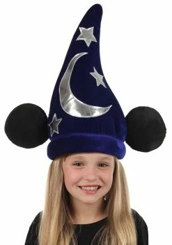 Disney Classic Mickey Wizard Plush Costume Hat -Disney shop mickey wizard plush hat alt 4