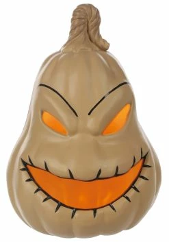 Disney Nightmare Before Christmas Ooogie Boogie Light Up Pumpkin