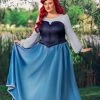 Armada Disney Plus Size Little Mermaid Ariel Costume Dress For Women -Disney shop plus size ariel blue dress costume 2