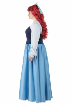 Armada Disney Plus Size Little Mermaid Ariel Costume Dress For Women -Disney shop plus size ariel blue dress costume alt 5