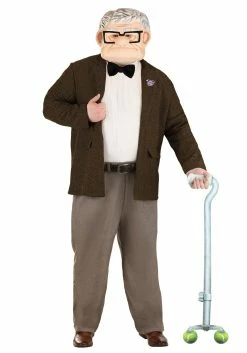 Plus Size Carl Disney UP Costume For Men -Disney shop plus size carl up costume alt 9
