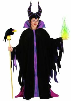 Plus Size Classic Disney Maleficent Costume For Adults -Disney shop plus size classic maleficent costume alt 8
