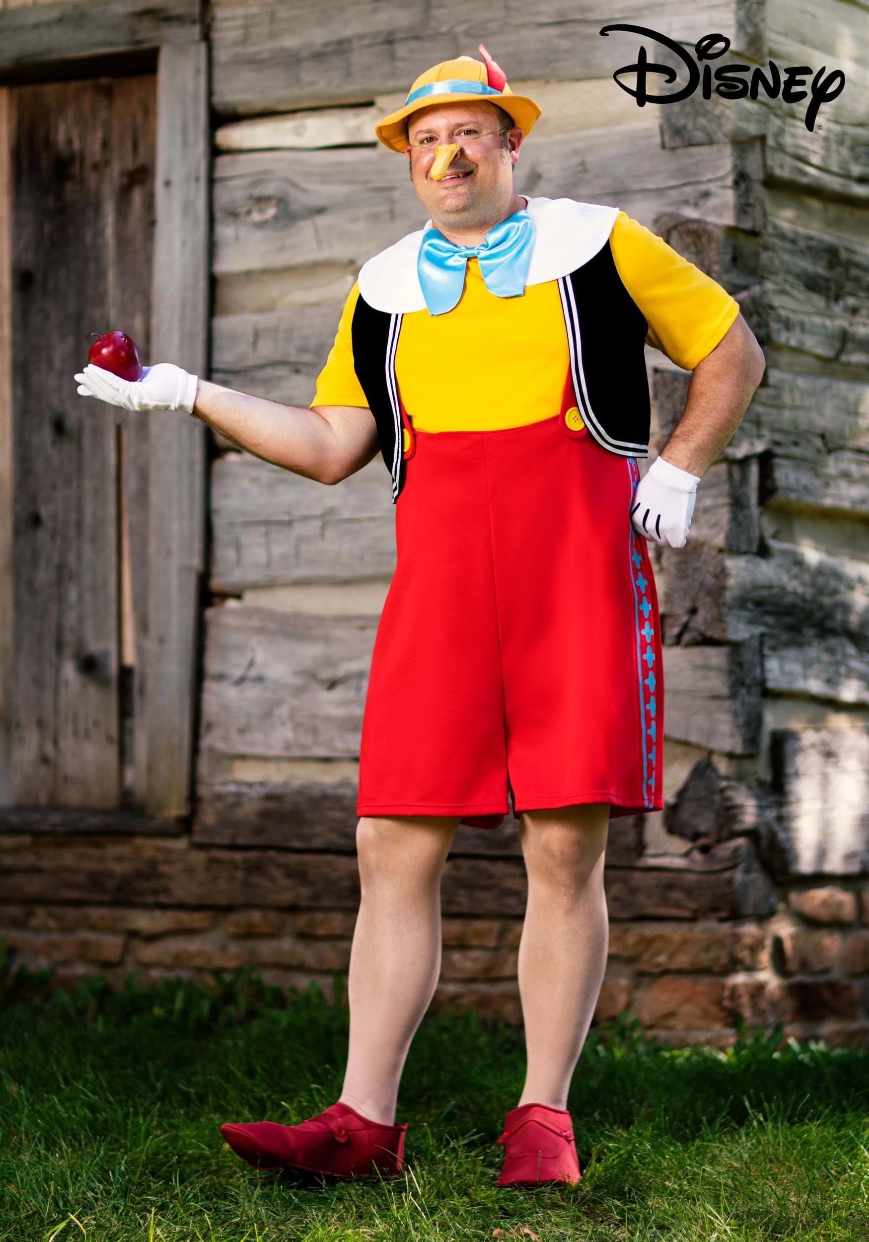 Adult Plus Size Deluxe Disney Pinocchio Costume 3 Adult Plus Size Deluxe Disney Pinocchio Costume