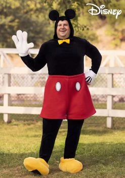 Disney Plus Size Deluxe Mickey Mouse Costume For Adults