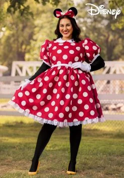 Disney Plus Size Deluxe Minnie Mouse Adult Costume