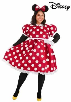Disney Plus Size Deluxe Minnie Mouse Adult Costume -Disney shop plus size deluxe minnie mouse costume alt 4