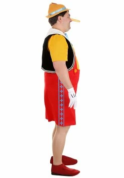 Adult Plus Size Deluxe Disney Pinocchio Costume 9 Adult Plus Size Deluxe Disney Pinocchio Costume -Disney shop plus size deluxe pinocchio costume alt 3