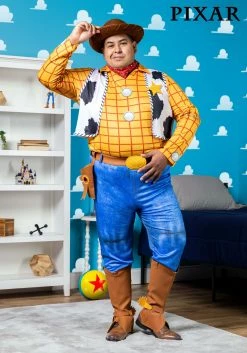 Disney Deluxe Woody Toy Story Plus Size Costume For Men