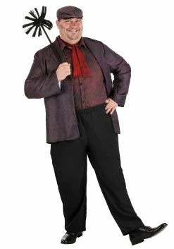 Plus Size Disney Mary Poppins Bert Costume For Men -Disney shop plus size mary poppins bert costume alt 4