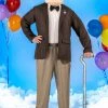Plus Size Carl Disney UP Costume For Men -Disney shop plus size mens carl disney up costume 2