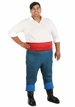 Armada Plus Size Disney Prince Eric Costume For Adults -Disney shop plus size prince eric costume alt 6