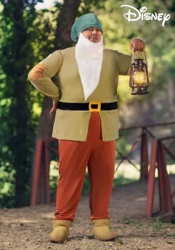 Disney Plus Size Sleepy Dwarf Costume For Men