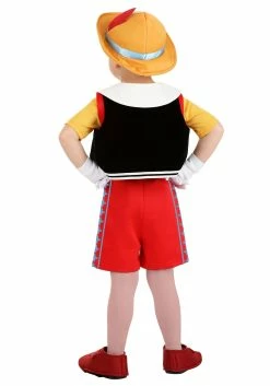 Deluxe Disney Pinocchio Costume For Toddlers -Disney shop toddler deluxe pinocchio costume alt 2