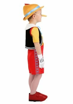 Deluxe Disney Pinocchio Costume For Toddlers -Disney shop toddler deluxe pinocchio costume alt 4